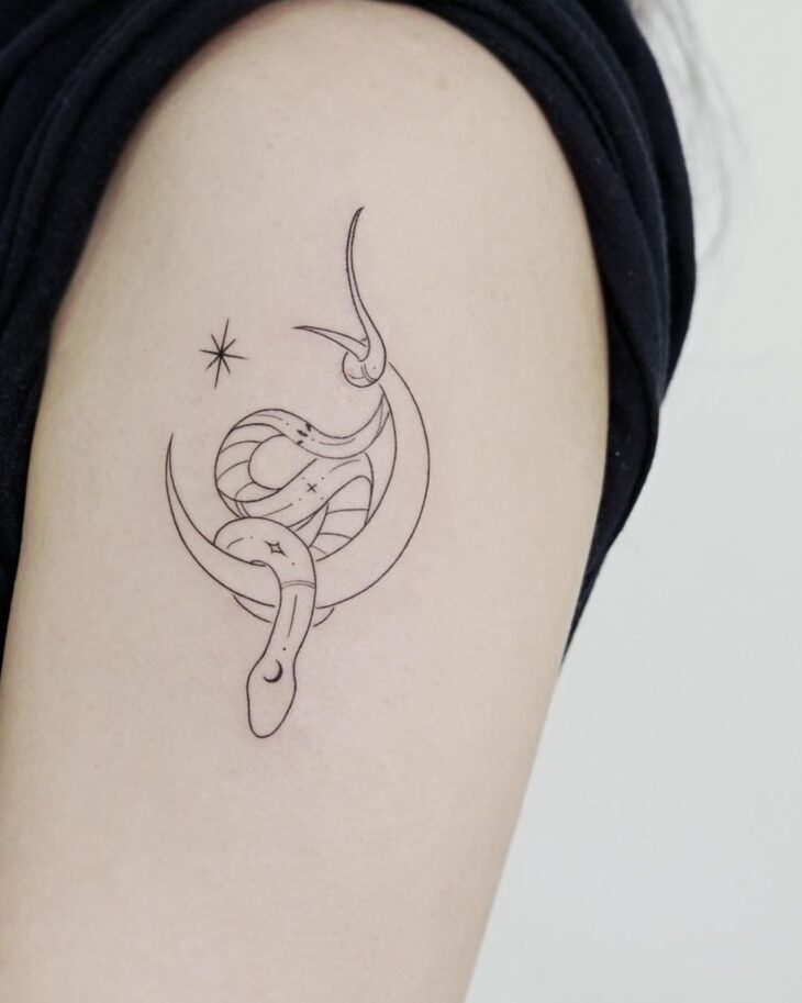 tatuagem de lua 86