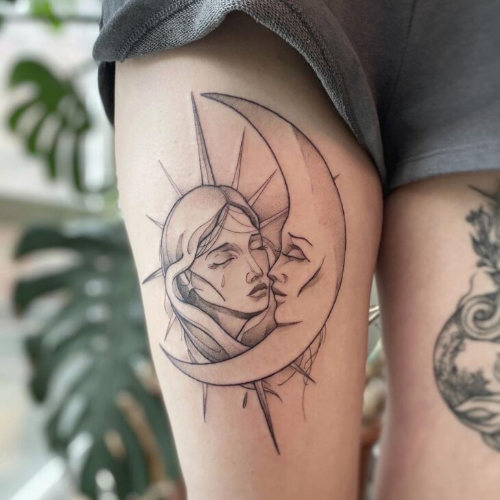 tatuagem de lua 132