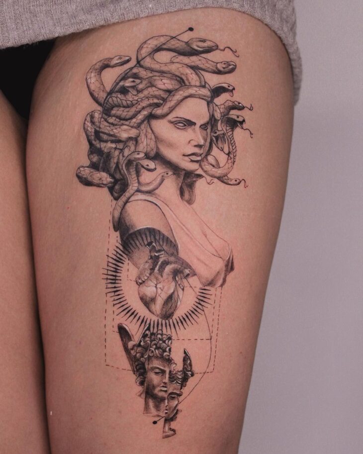 tatuagem de medusa 69