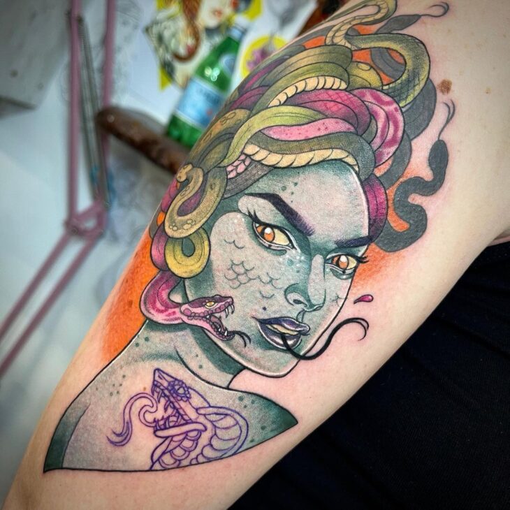 tatuagem de medusa 80