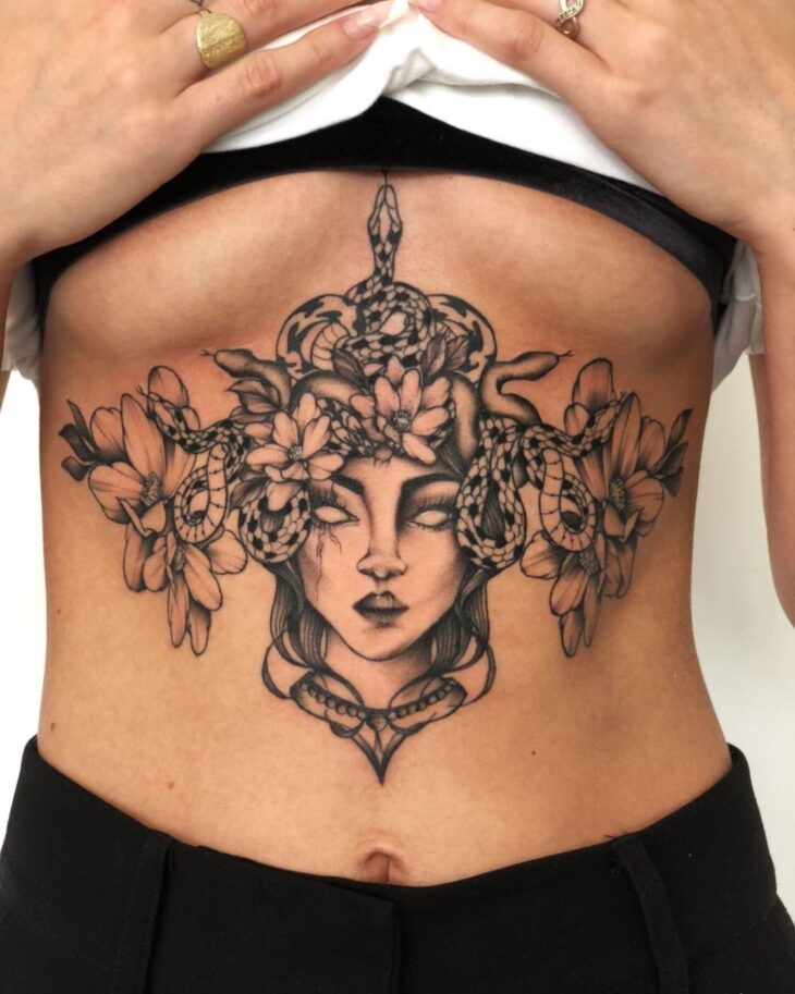 tatuagem de medusa 90