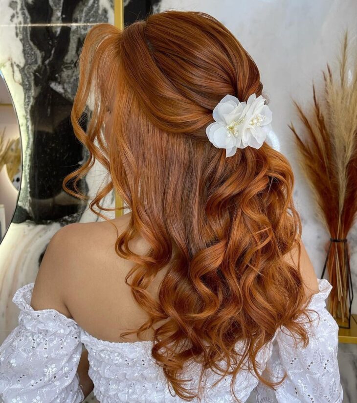 Penteado de noiva solto: 50 fotos para arrasar no grande dia