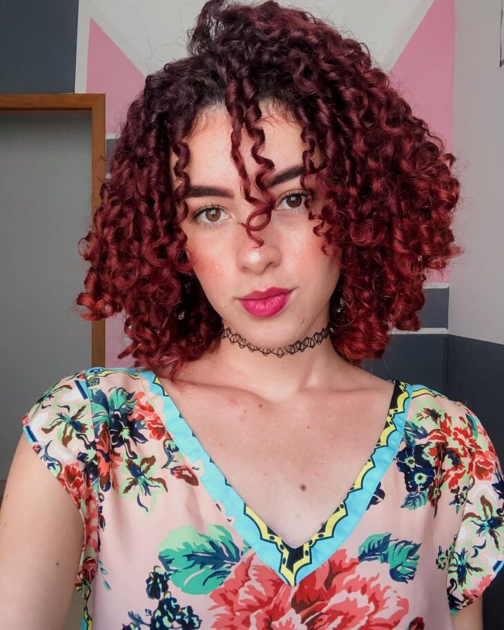 cabelo vermelho escuro 75