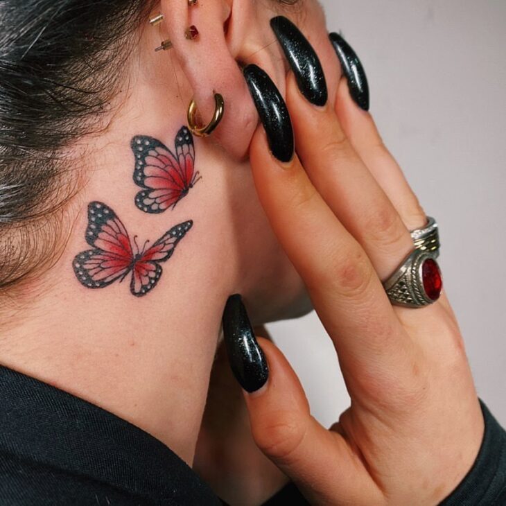 tatuagem atrás da orelha 105