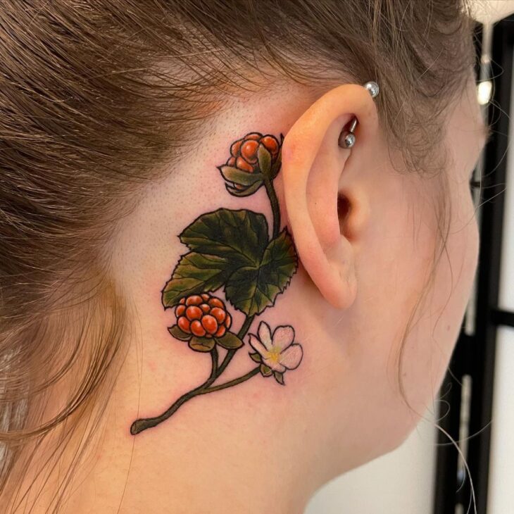 tatuagem atrás da orelha 23
