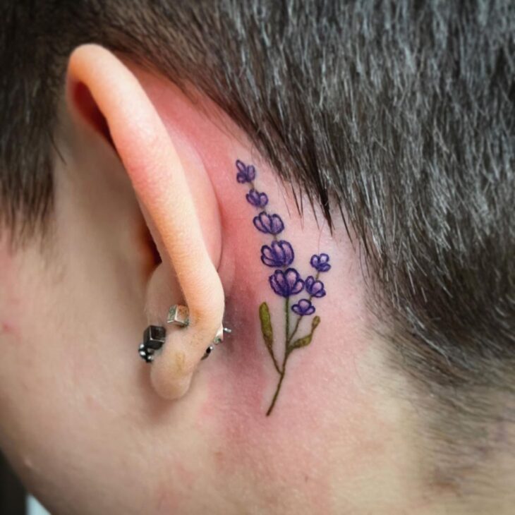 tatuagem atrás da orelha 152