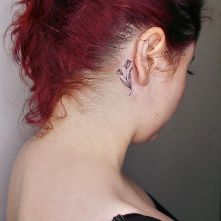 tatuagem atrás da orelha 161