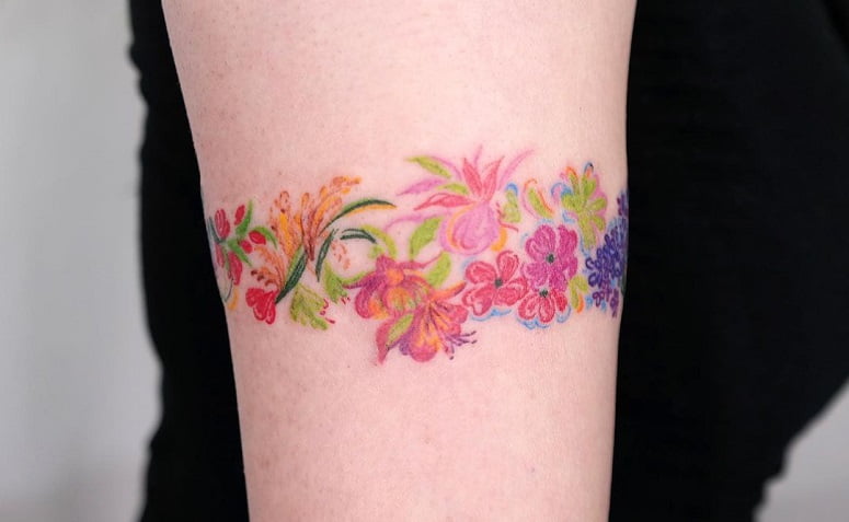 60 fotos de tatuagem bracelete para marcar na pele