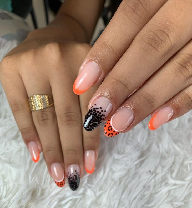 unhas laranja 89