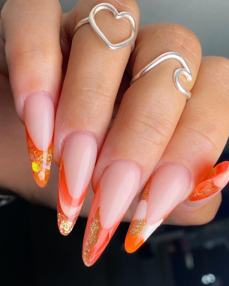 unhas laranja 93