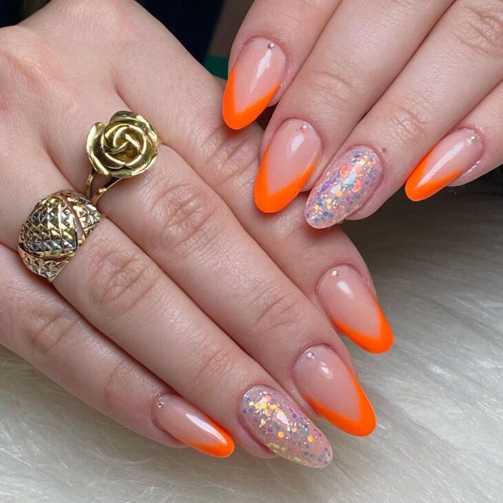 unhas laranja 97