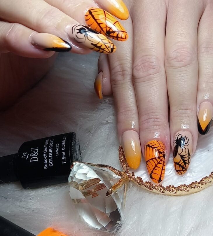 unhas laranja 105