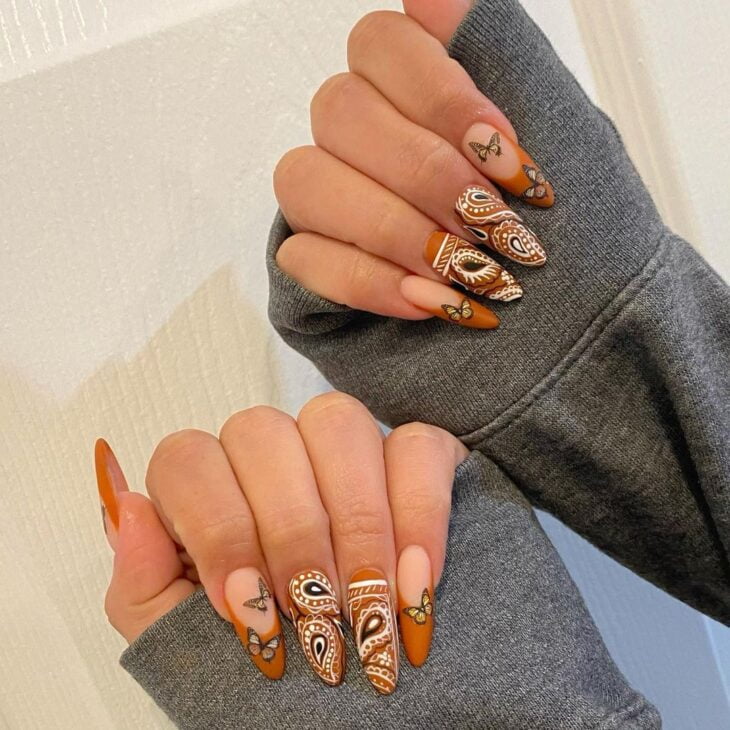 unhas laranja 61