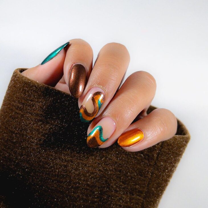 unhas laranja 63