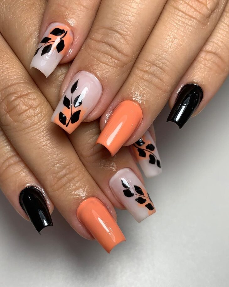 unhas laranja 64