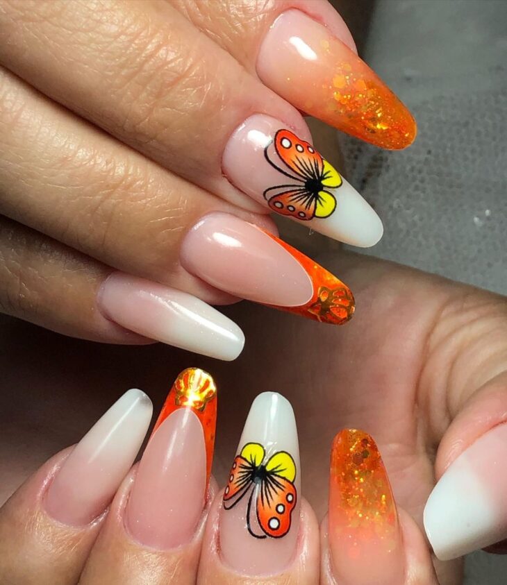 unhas laranja 65