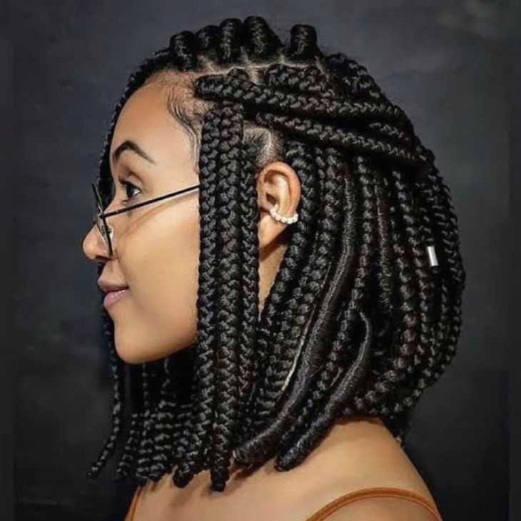 Box braids chanel: 40 inspirações para mudar o visual