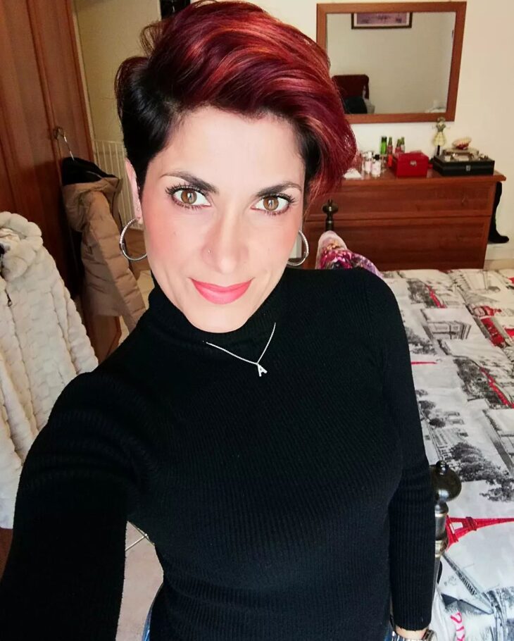 cabelo curto vermelho 69