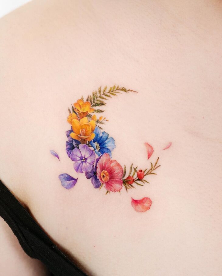 tatuagem de flor 74