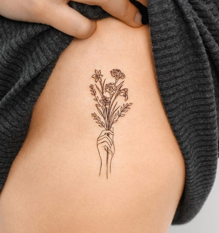 tatuagem de flor 84