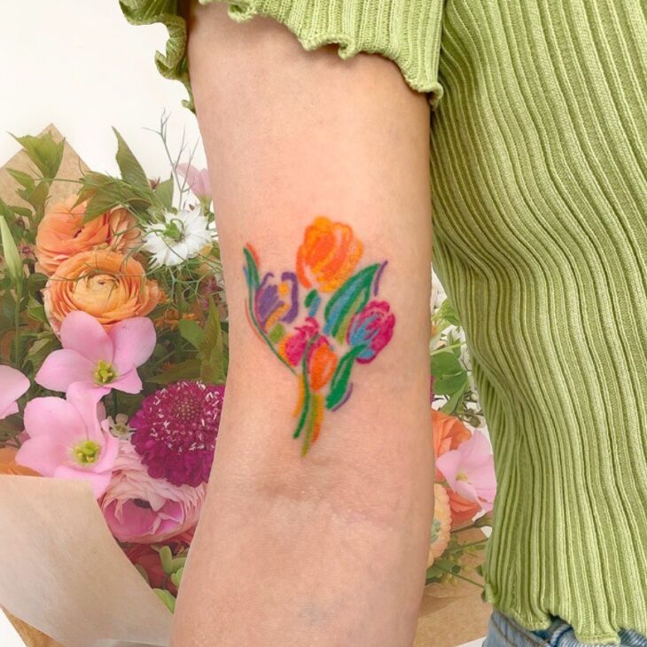 tatuagem de flor 87