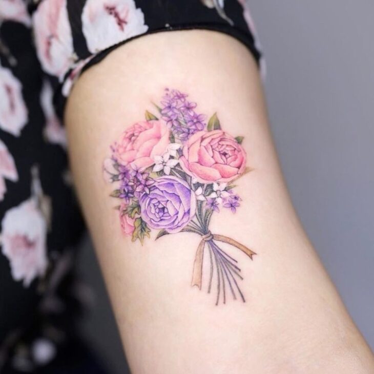 tatuagem de flor 91