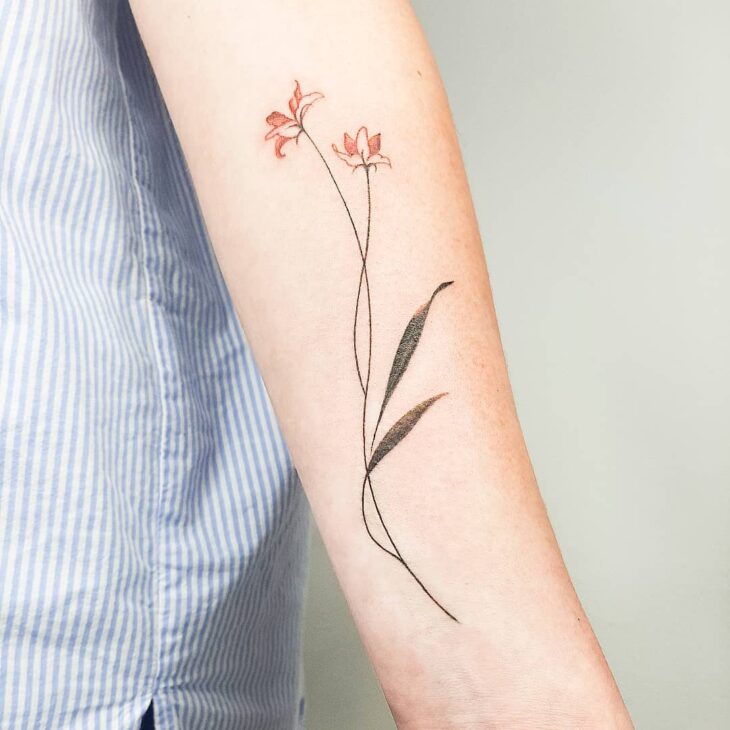 tatuagem de flor 116