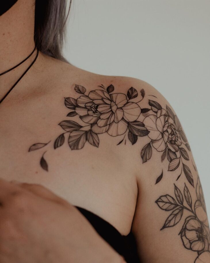 tatuagem de flor 45