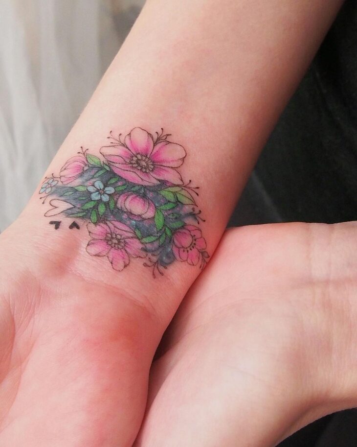 tatuagem de flor 51