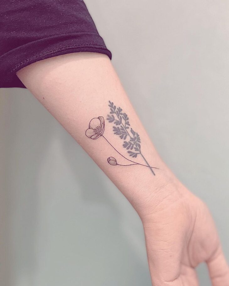 tatuagem de flor 52