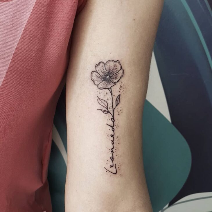 tatuagem de flor 127