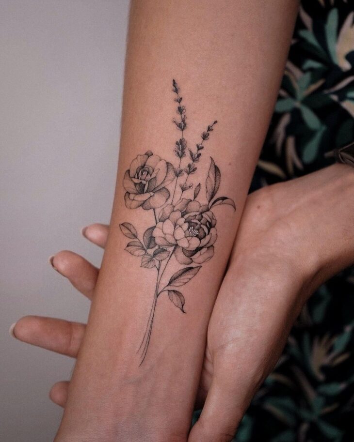 tatuagem de flor 6