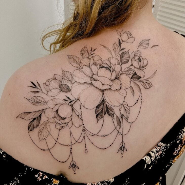 tatuagem de flor 60