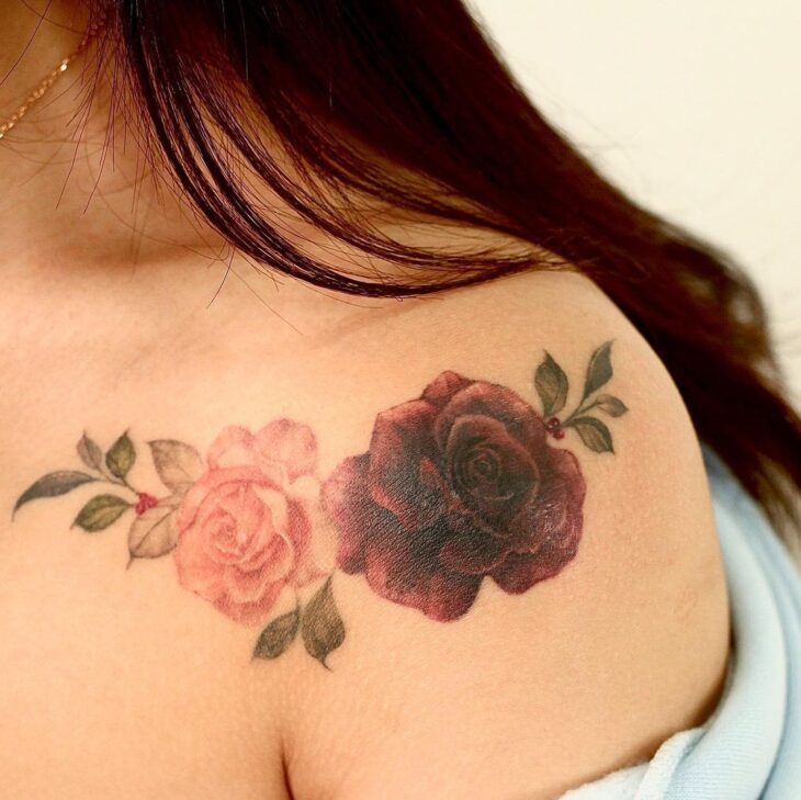 tatuagem de flor 136