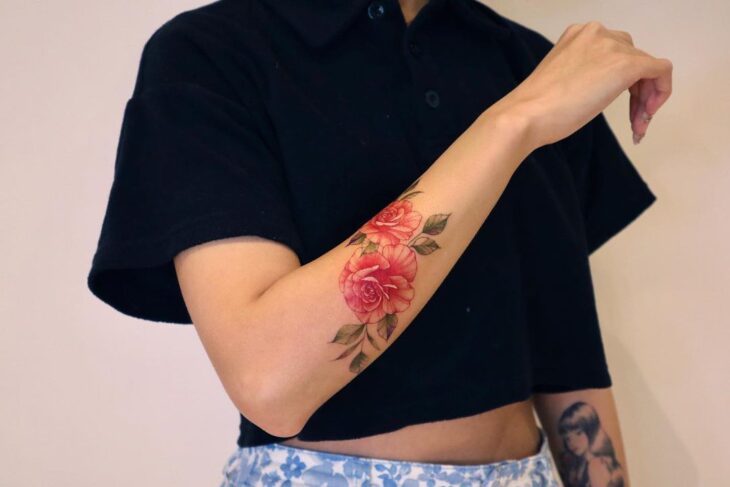 tatuagem de flor 67