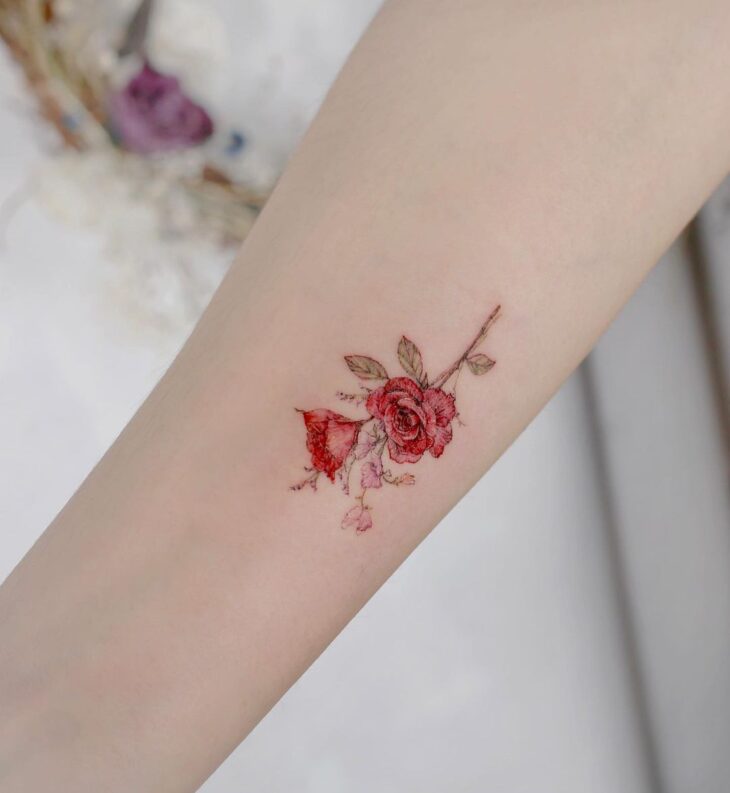 tatuagem de flor 7