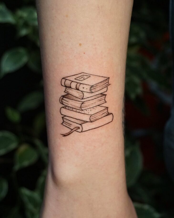 tatuagem de livros 1