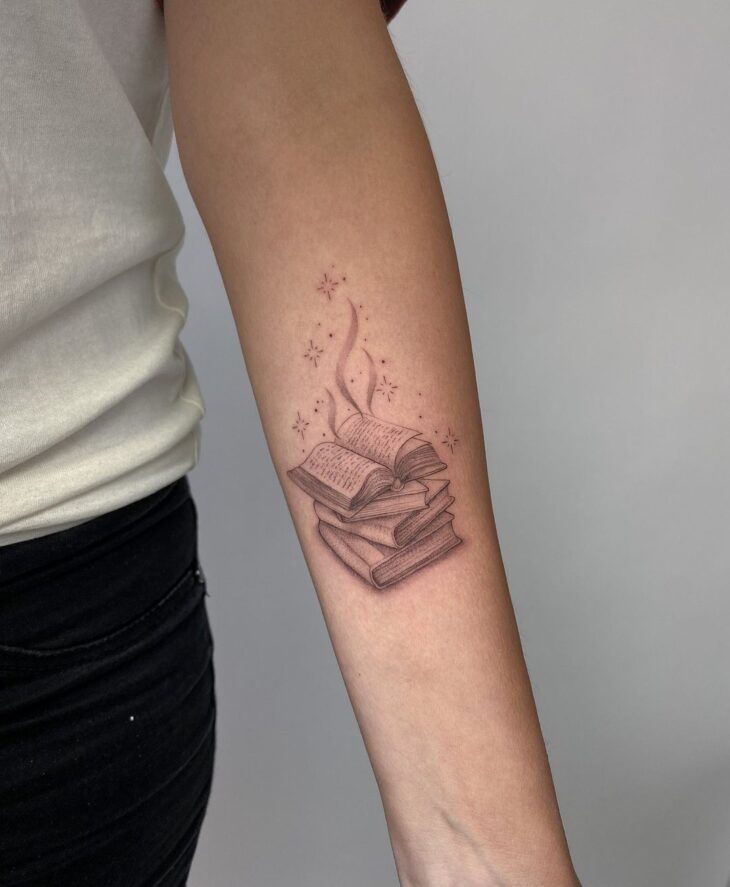 tatuagem de livros 14