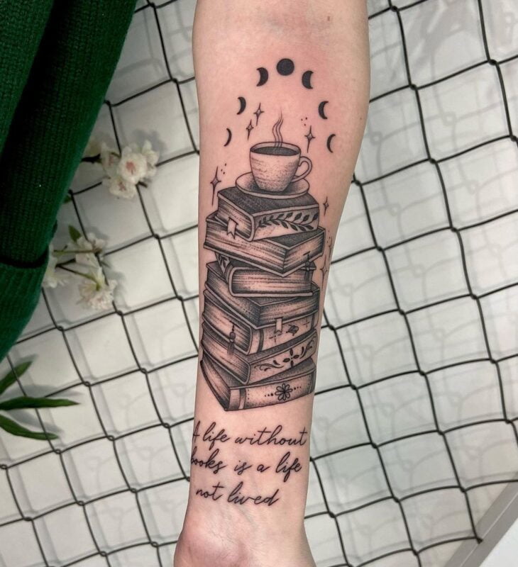 tatuagem de livros 105