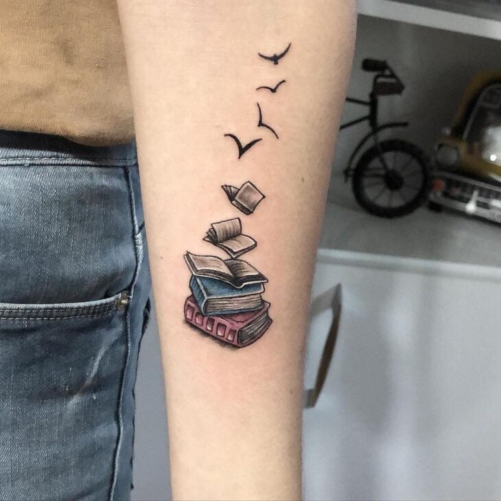 tatuagem de livros 109