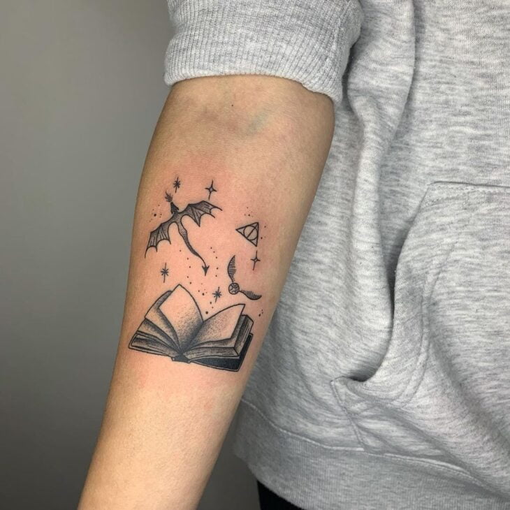 tatuagem de livros 116