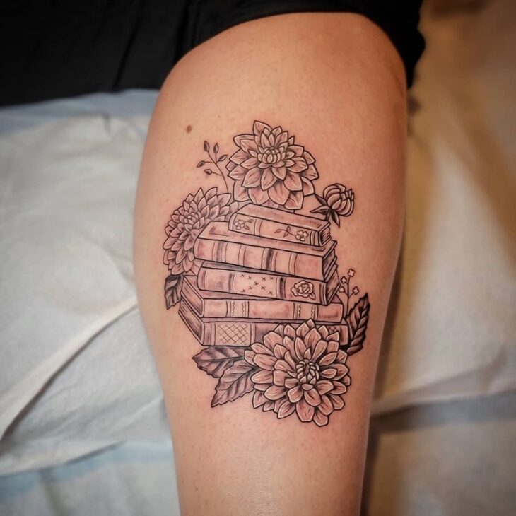 tatuagem de livros 120