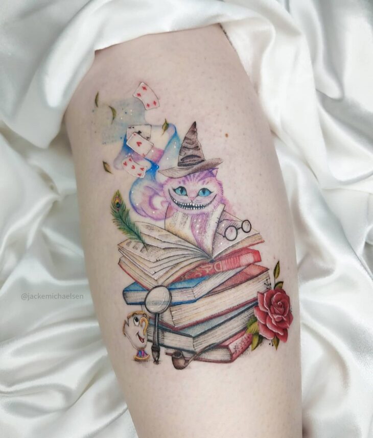 tatuagem de livros 44