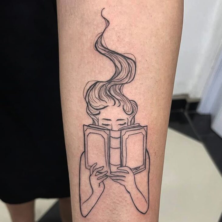 tatuagem de livros 134