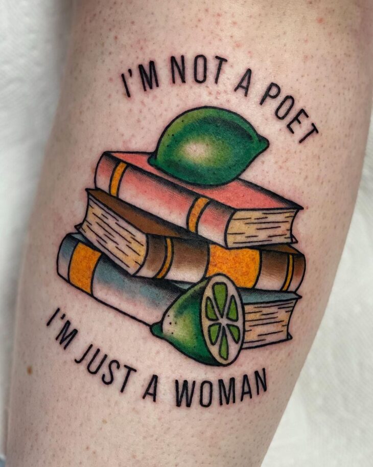 tatuagem de livros 136