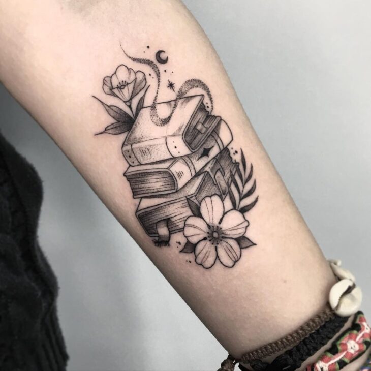 tatuagem de livros 91