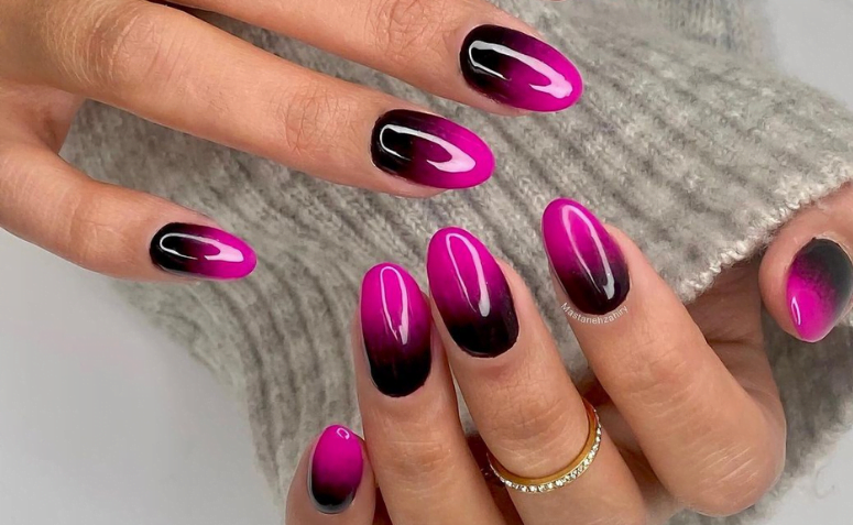 40 ideias de unhas degrade rosa cheias de charme