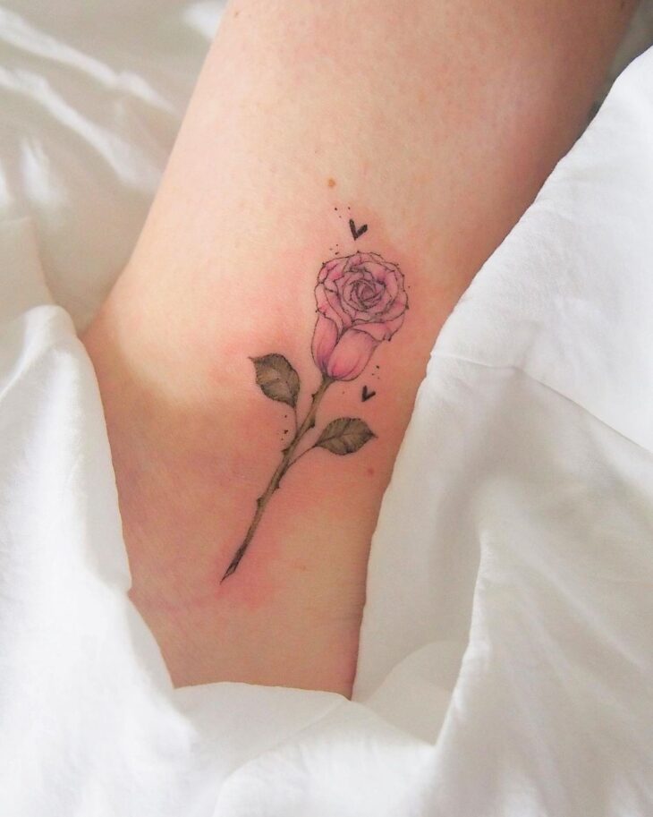 tatuagem de rosa 112