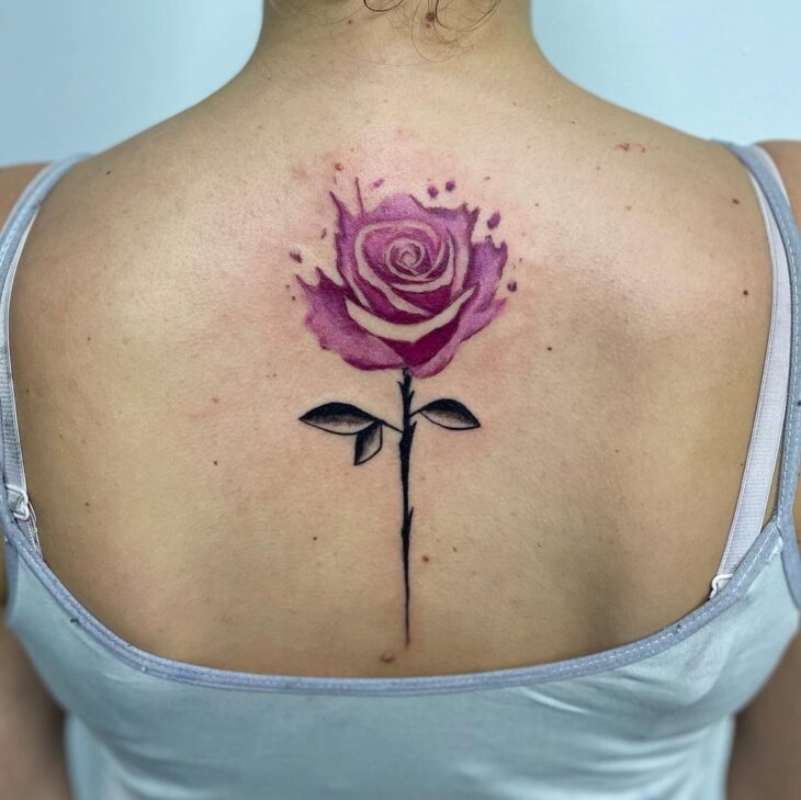 tatuagem de rosa 117