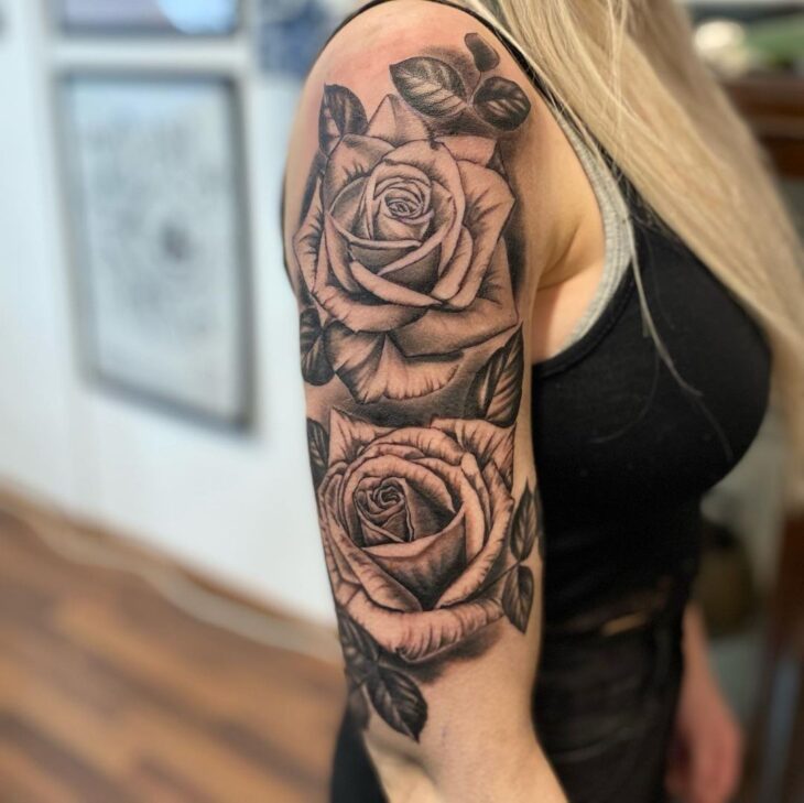 tatuagem de rosa 251